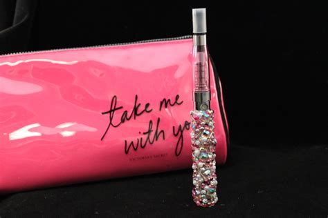 Pink Pearl And Crystal Rhinestone Vape Pen Vaporizer Bling