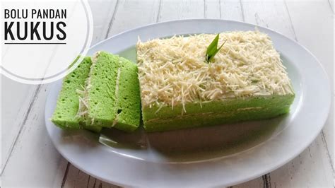 RESEP BOLU PANDAN KUKUS CUMA 3 TELUR SUPER LEMBUT YouTube