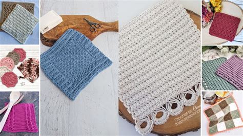 Textured Washcloths - Free Crochet Pattern - My Crochet Space