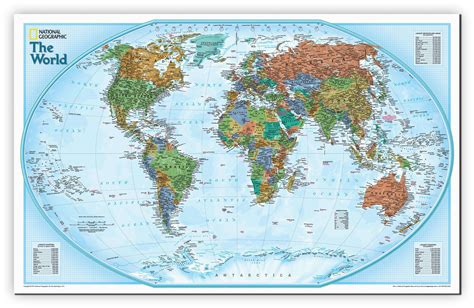 National Geographic World Explorer Map (Canvas)