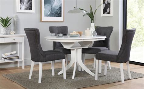 Best 20+ of White Extending Dining Tables and Chairs