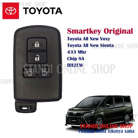 Jual Remote Set Komplit Kunci Smartkey Toyota New Voxy Original Di