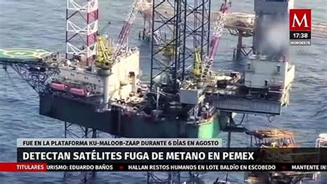 Satélites registraron fuga de gas metano en una plataforma marina de