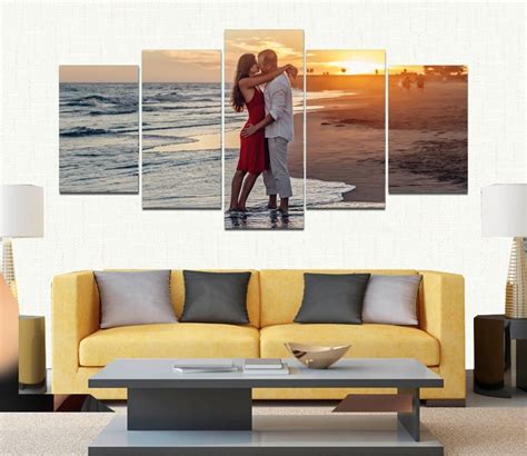 Quadro Decorativo Sala Personalizado Fotos 158x70 Grande Mercado Livre