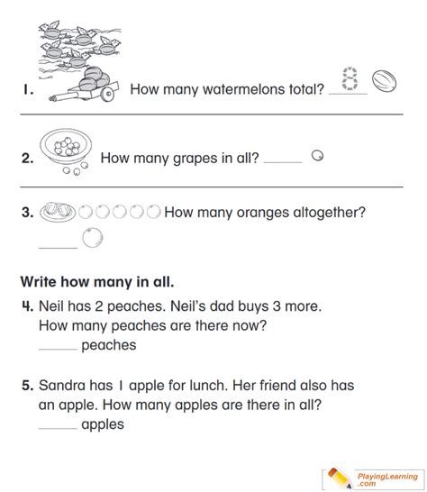 First Grade Counting And Writing Number Worksheet 06 Free First Grade