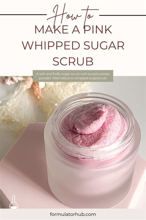 Make A Pink Whipped Sugar Scrub Artofit