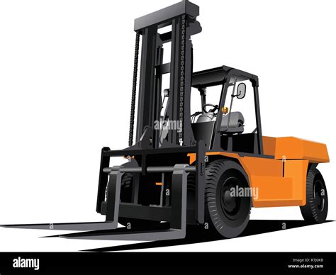 Lift Truck Forklift Vector Illustration Stock Vector Image Art Alamy