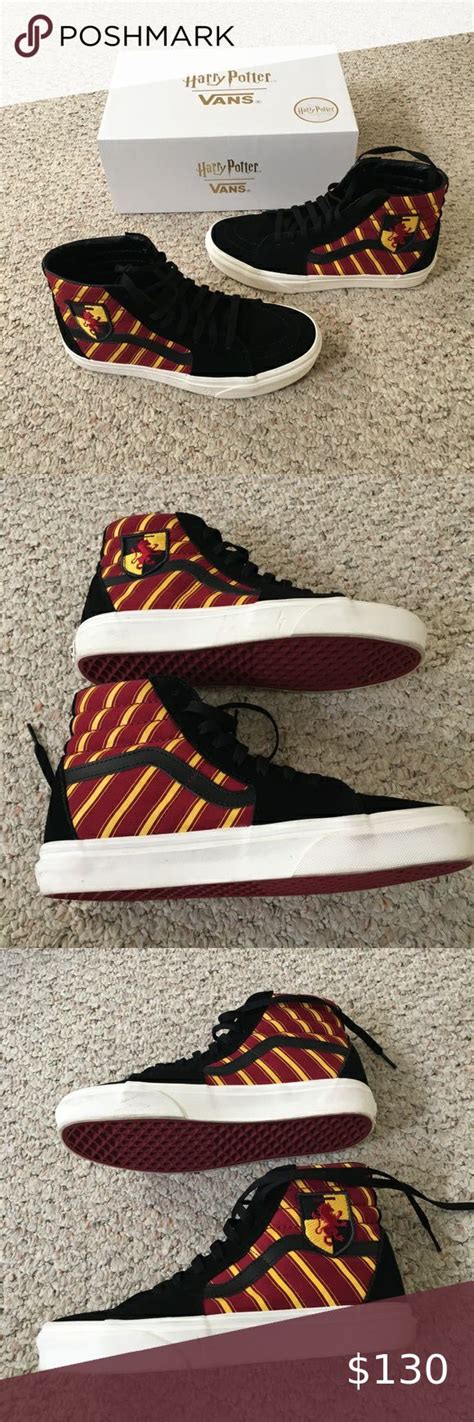 Vans x Harry Potter Gryffindor shoes (M 7, W 8.5)