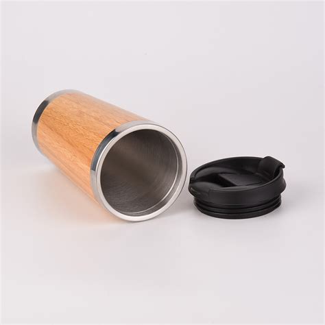 Eco Friendly Bamboo Fiber Travel Mug Sustainable Stainless Eco Friendly