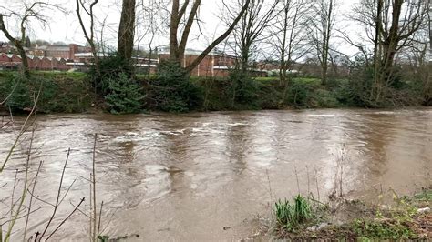 River Dane Congleton February After Storm Dennis Youtube