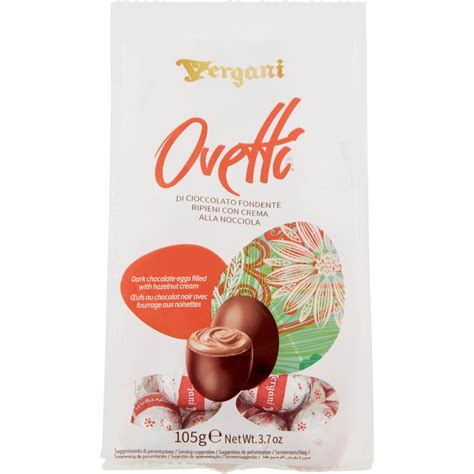 Ovetti Di Cioccolato Fondente Con Crema Nocciola VERGANI 105 G Coop Shop