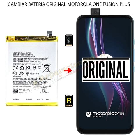 Cambiar Batería Original Motorola One Fusion Plus Barato MADRID