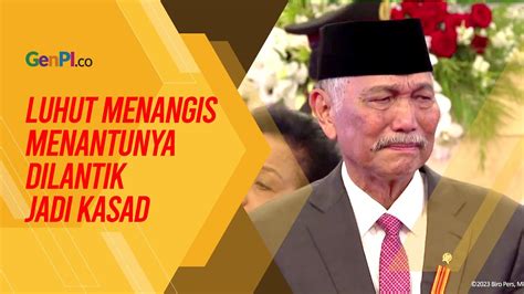 Luhut Menangis Menantunya Dilantik Jadi Kasad Oh Jadi Begini Alasannya