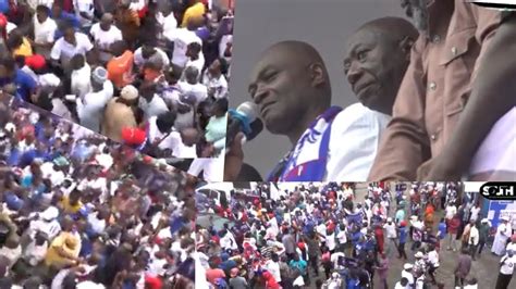 Massive Crowd At The Npp Headquarters As Kennedy Agyapong Files For