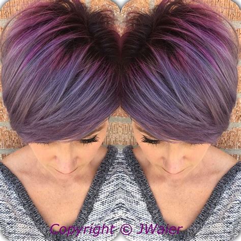 Perfect Purple Hair Color By Jamie Waier Pravana Vivids Magenta Wild