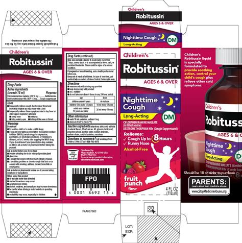 Robitussin Dosage Chart By Weight | Blog Dandk