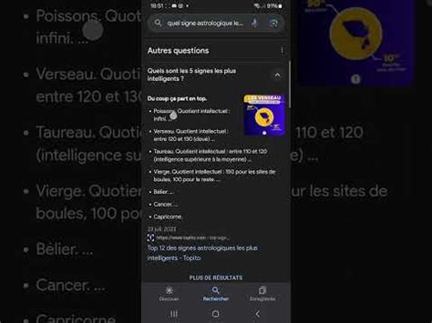 On Fait Des Recherches Dans Google Pour Les Signe Astrologiques Youtube
