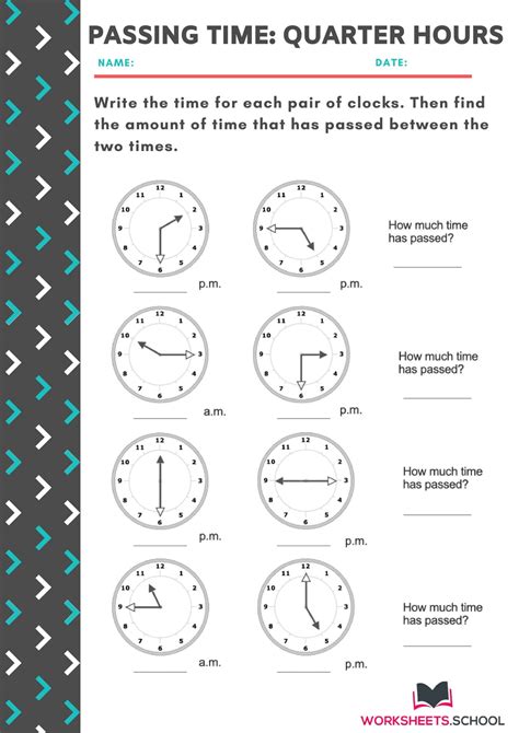 Elapsed Time Worksheet Teach Starter Worksheets Library