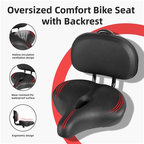 Snapklik.com : COOLWUFAN Oversized Bike Seat