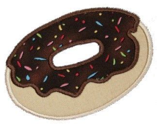 Donut Applique Donuts Applique Applique Pattern