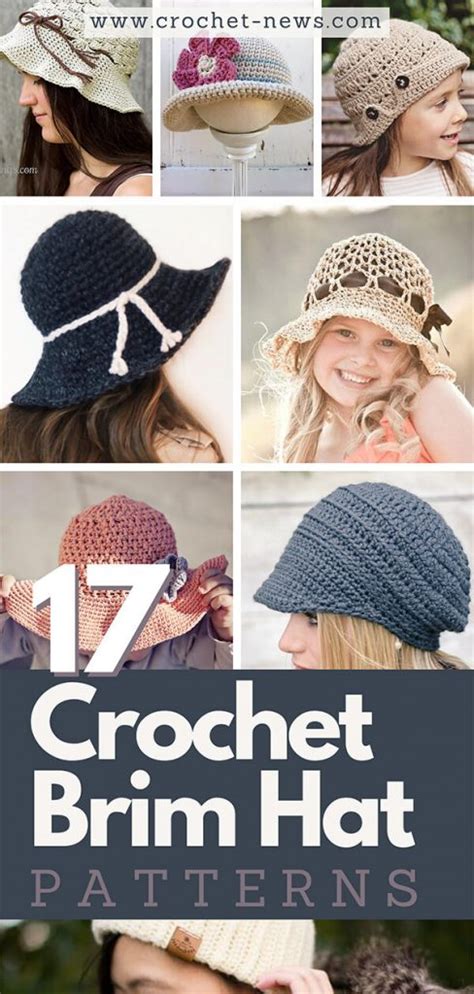 17 Crochet Brim Hat Patterns - Crochet News