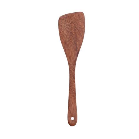 Spatule en bois à long manche Ustensiles de Cuisine à Spatule en Bois