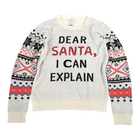 Santa I Can Explain Jumper Sale Bellvalefarms