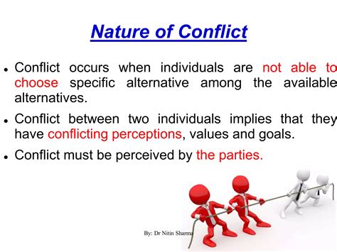 Organizational Behaviour Conflict Ppt