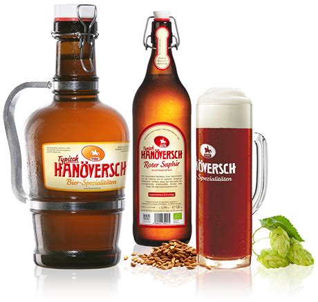 Hanöversch Roter Saphir ist ein naturtrübes obergäriges Rotbier in Bio