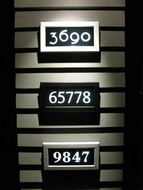 1000+ images about Address LED - illuminated street address signs on ...