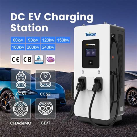 Customized Level 3 120kw Floor Standing Dual Dc Ev Fast Charger Station