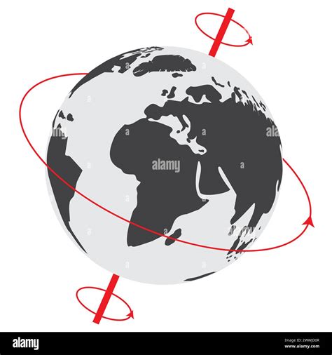 Earth rotation diagram hi-res stock photography and images - Alamy