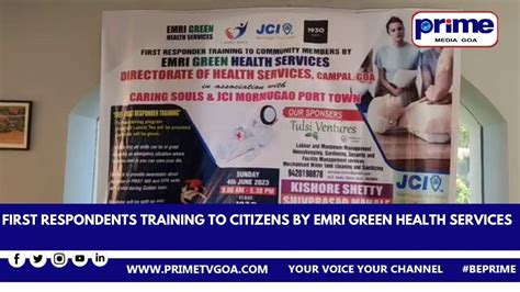 First Respondents Training To Citizens By Emri Green Health Services