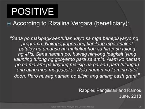 Pantawid Pamilyang Pilipino Program Law Ra 11310 Ppt