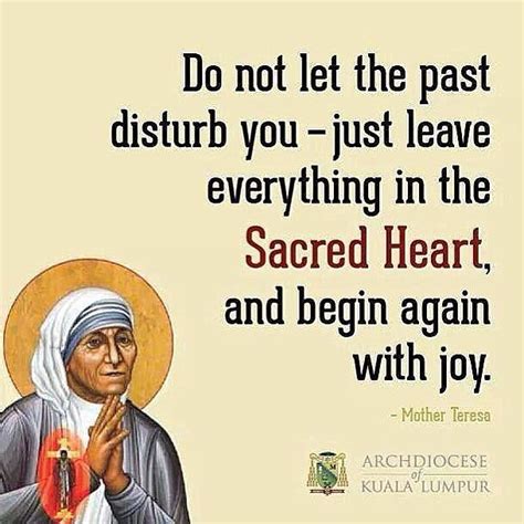 Inspiring Words From Mother Theresa And Sacred Heart