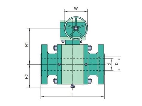 Trunnion Ball Valve Dimension Weight Relia