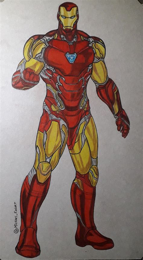 Artstation Avengers Endgame My Fanart Ironman Mark 85