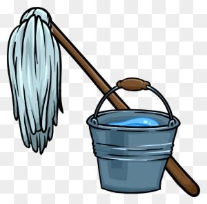 Clipart Bucket And Mop