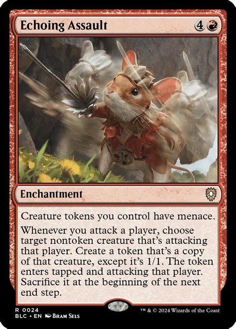 Echoing Assault Commander Bloomburrow Magic The Gathering