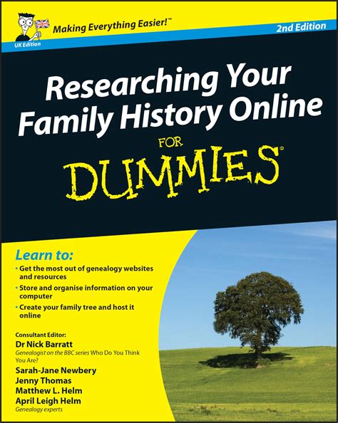 Researching Your Family History Online For Dummies 2nd Edition Uk Edition