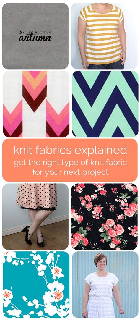 Different types of knit fabric explained a fabric giveaway – Artofit