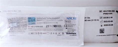 New Arrow Ab Sse Stimuquik Echo Insulated Peripheral Nerve Block