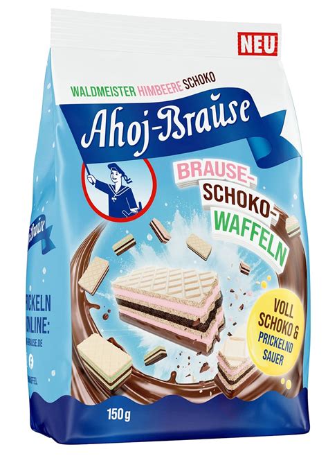 Frigeo Ahoj Brause Waffeln Schoko Knusprig Fruchtig Schokoladig