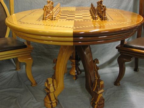 Chess Set, Table, & Chairs - FineWoodworking