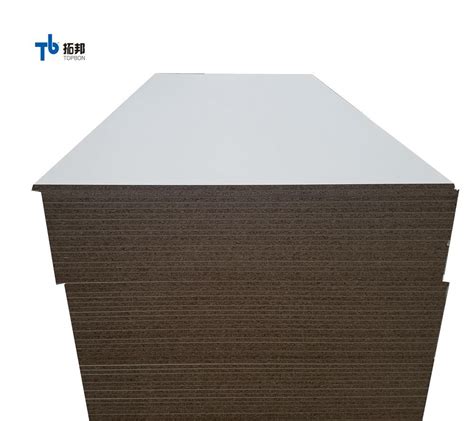 18mm White Melamine Faced For Furniture Usage China 18mm White