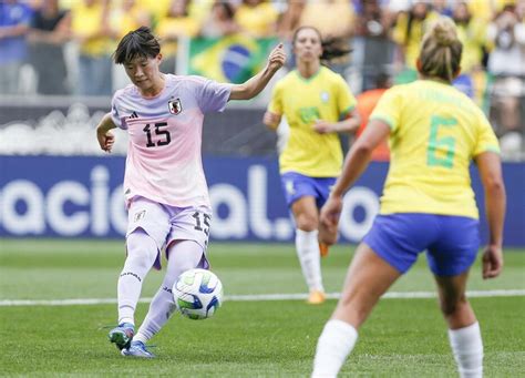 日本、ブラジルに3―4 サッカー女子国際親善試合 共同通信 Yahooニュース