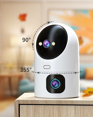 JOOAN 2K Indoor Security Cameras 5G 2 4G WiFi Dual Lens For Home