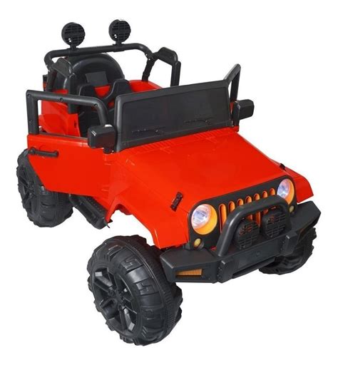 Mini Jipe Vermelho El Trico Infantil V Controle Som Carro Ismafer