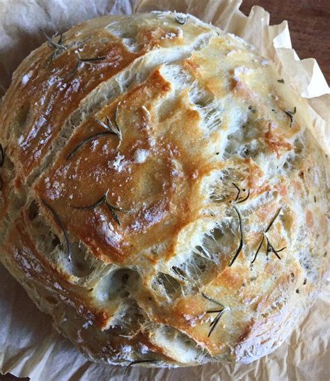 Rosemary And Roasted Garlic Artisan Bread — Harvest And Nourish In 2021