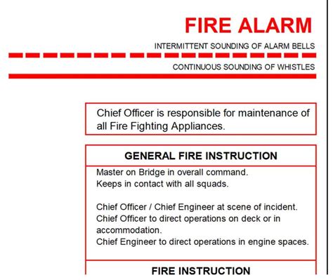 What Are The Types Of Ship S Emergency Alarm Signals Seaman Memories